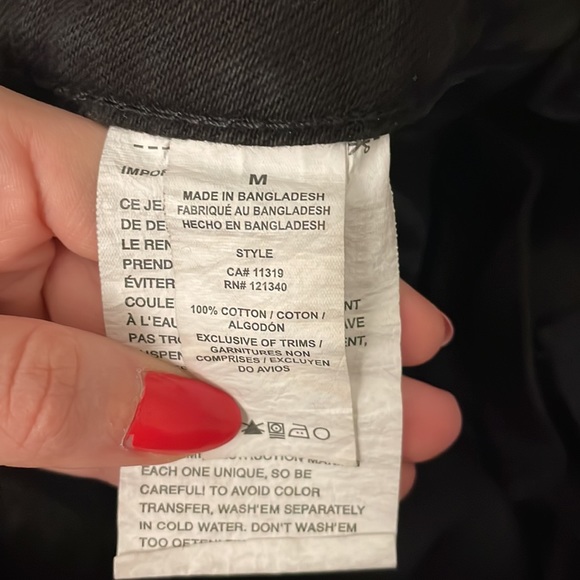 Garage black denim skirt - Picture 12 of 12